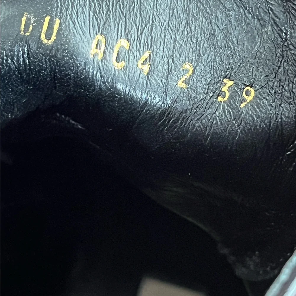 VALENTINO GARAVANI
Rockstud Chain Leather Combat Boots, LIKE NEW - Picture 15 of 16